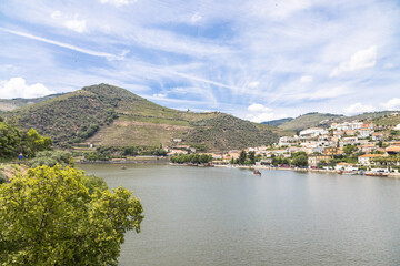 Fototapeta premium Vista do Vale do Douro em Pinhão Portugal