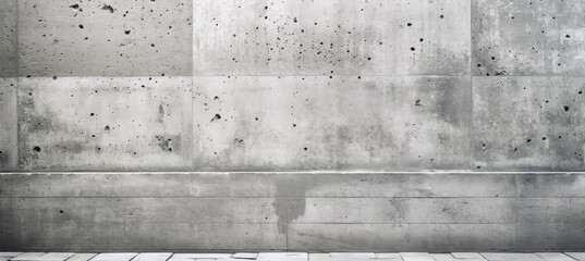 Concrete wall background. Generative AI technology.	
