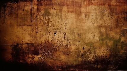 Obraz premium Vintage aged wall background. Generative AI technology.