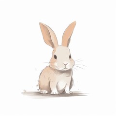 Obraz premium かわいいウサギ