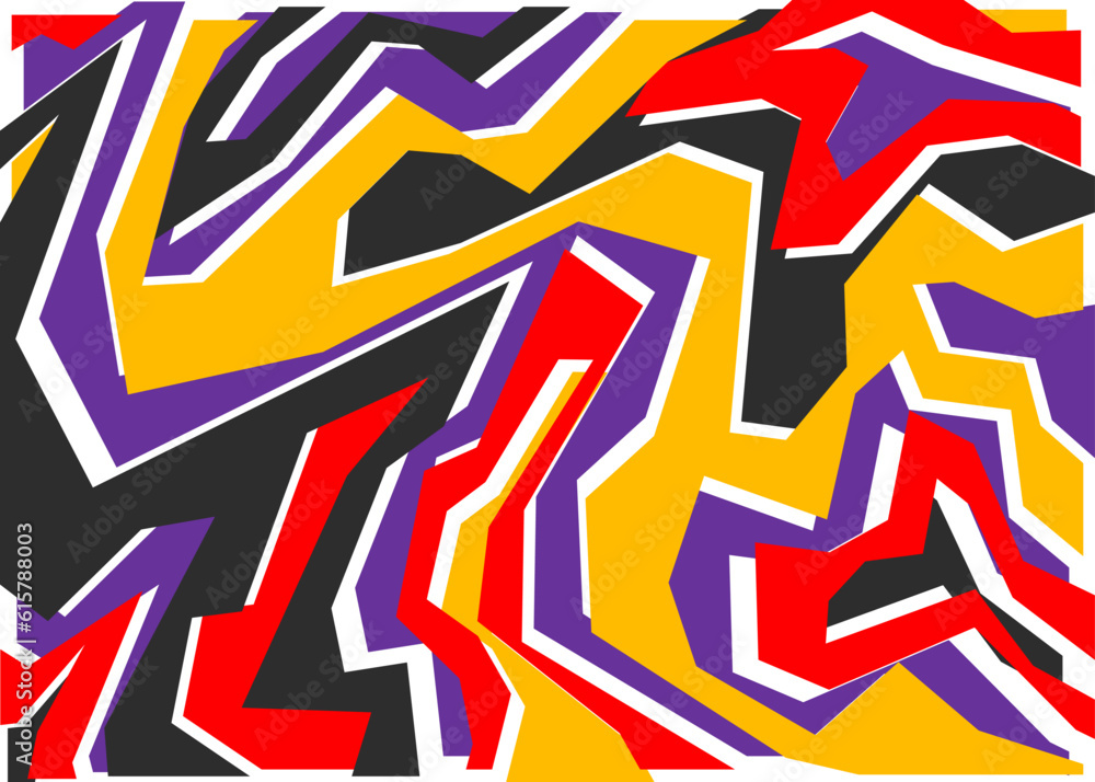 Poster minimalist background with abstract colorful geometric and rough pattern
