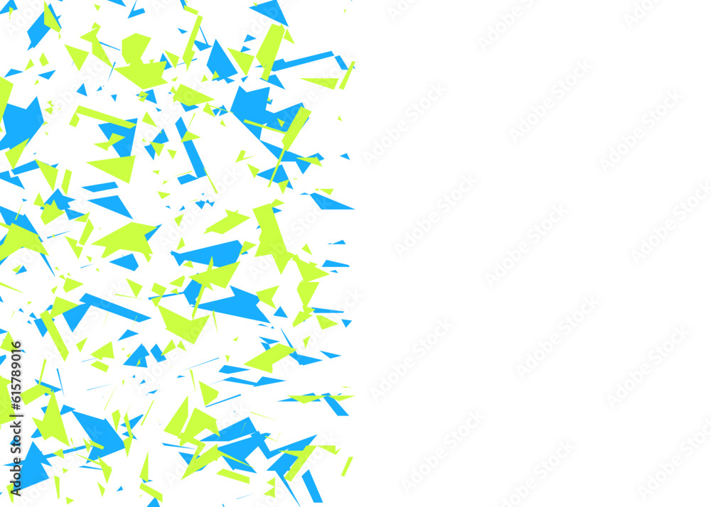 Poster abstract background with seamless colorful broken glass pattern and with some copy space area