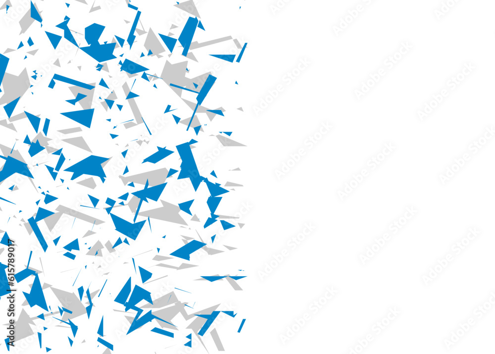 Poster abstract background with seamless colorful broken glass pattern and with some copy space area