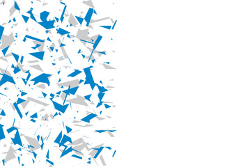 Abstract background with seamless colorful broken glass pattern and with some copy space area