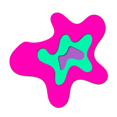 3d Abstract Paper Cut