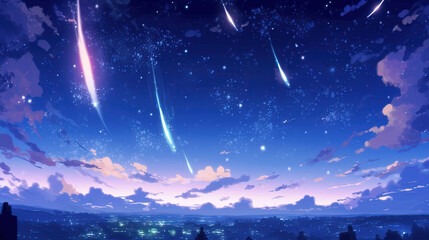 Obraz na płótnie Canvas A night sky full of stars