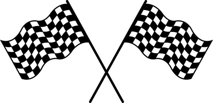 Flag Racing finish line checkered flag NASCAR racing flag SVG vector cut file for cricut and silhouette