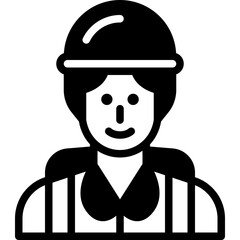 schoolboy solid line icon