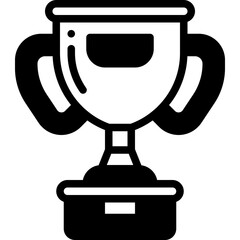 trophy solid line icon