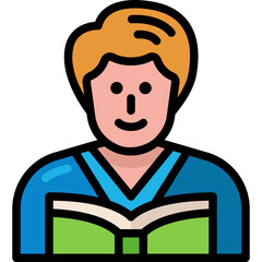 man filled outline icon