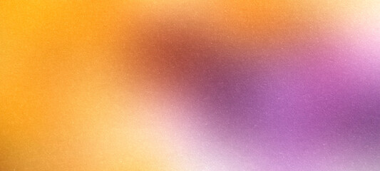 Orange violet white grainy background, abstract blurred color gradient noise texture banner poster backdrop, copy space