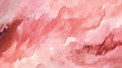 Pink abstract watercolor background, generative AI 