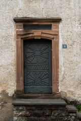 old wooden door
