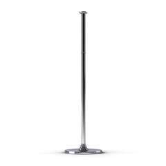 Pole for pole dance isolated background