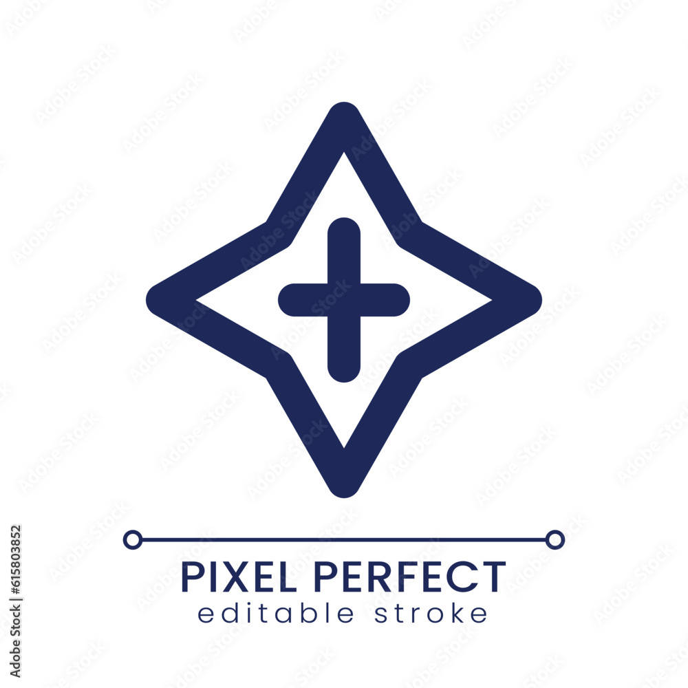 Poster blink transition pixel perfect linear ui icon. video editing option. visual effect. light flashing. 