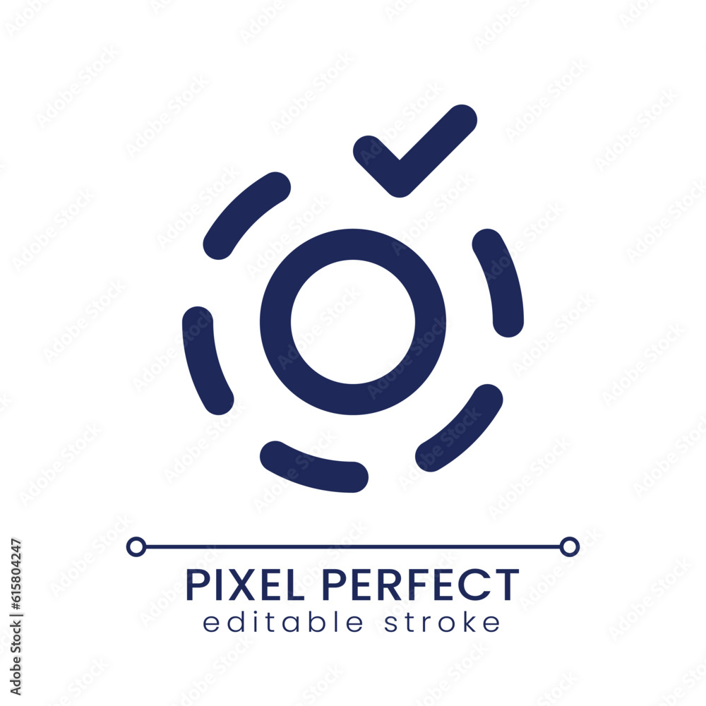 Poster apply breathe animation effect pixel perfect linear ui icon. visual content. video production softwa