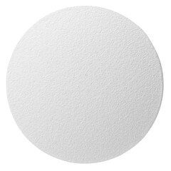 Closeup of medical pill isolated on transparent background