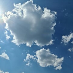 Clouds in the sky