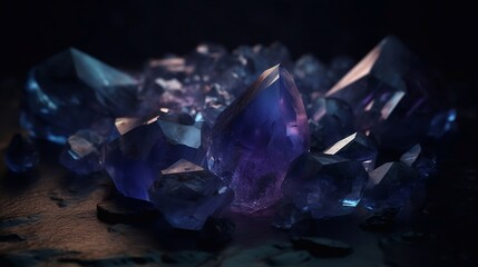 clear quartz crystal, generative AI 