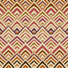 Seamless vector image. Beige herringbone geometric pattern . Tribal native style. Vector image
