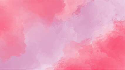 Fototapeta premium Abstract pink watercolor background.Hand painted watercolor. vector