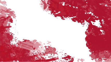 Abstract red watercolor background.Hand painted watercolor. vector