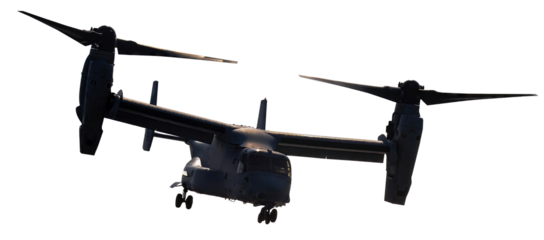 osprey, tiltrotor, isolated