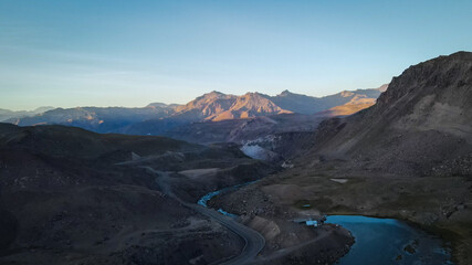 Fototapeta na wymiar Andes mountain range