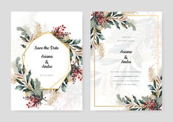 colourful colorful floral flower vector beautiful gold flowers line art on wedding card template watercolor