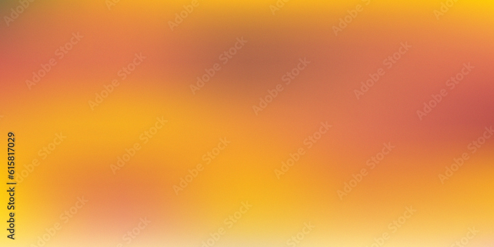 Poster orange background. gradient. grain effect. free space frame background concept.