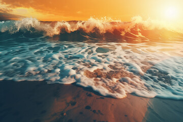 waves on the beach - sea and sky - wave wallpaper - beach sky