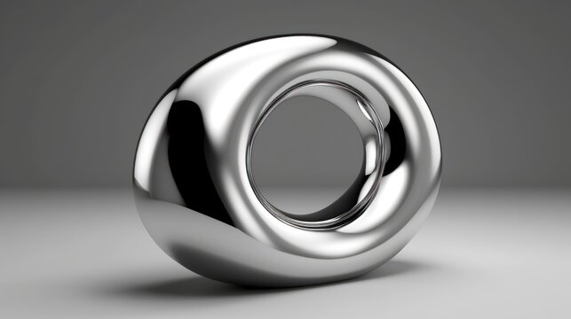silver metal ball