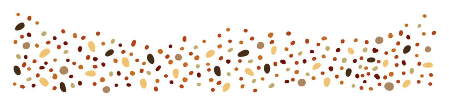 Vector illustration of Japanese spices, Shichimi. Banner.