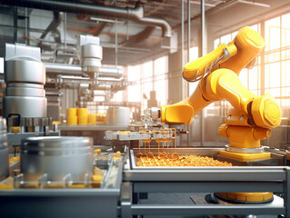 arm industrial robot automation in food industry generative ai
