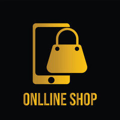 online shop template vector design