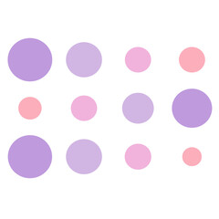 Pastel gradient halftone dots background. Vector illustration
