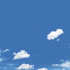 blue sky with clouds