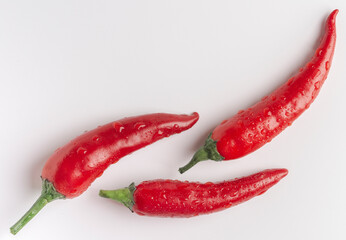 Chili pepper pods.