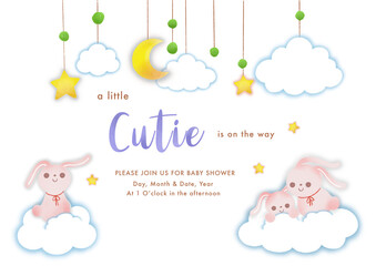 baby shower invitation