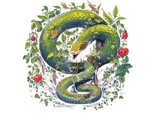 Obraz premium Schlange