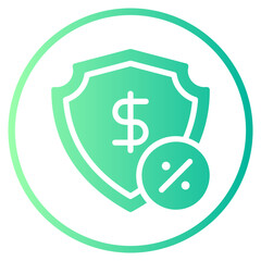 insurance gradient icon