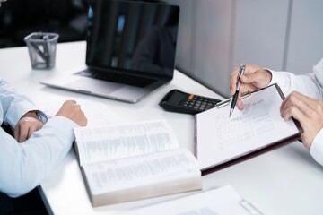 Business People Meeting Design Ideas professional investor working new start up project. businessman and businesswoman working together meeting concept.