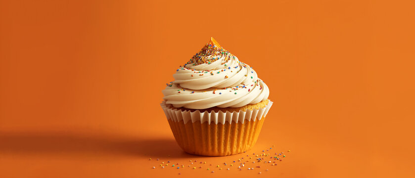 delicious cupcakes product photo - orange 