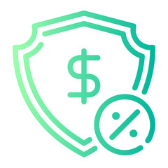 insurance gradient icon