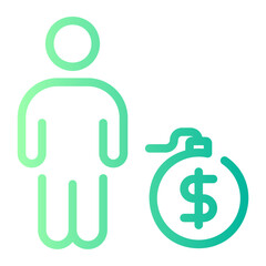 obligation gradient icon