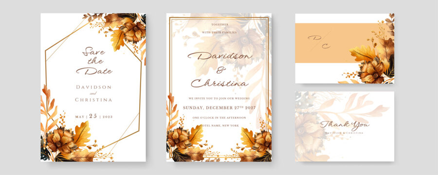 colorful colourful floral flower vector elegant hand drawing wedding invitation floral design watercolor