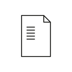File icon. Document icon symbol. Vector illustration. stock image.