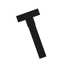 hammer icon. Vector illustration. stock image.