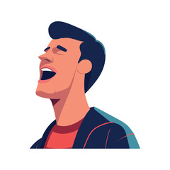 Smiling man avatar