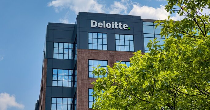 Deloitte building in Columbus Ohio - COLUMBUS, USA - JUNE 05, 2023